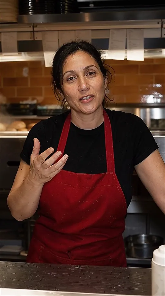 Elin Hartnell at the pass at the end of service