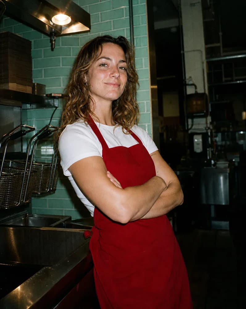 Elin Hartnell at the pass